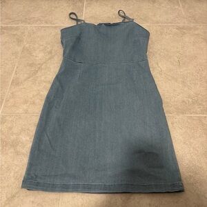 Forever 21 Light Blue Denim Mini Dress